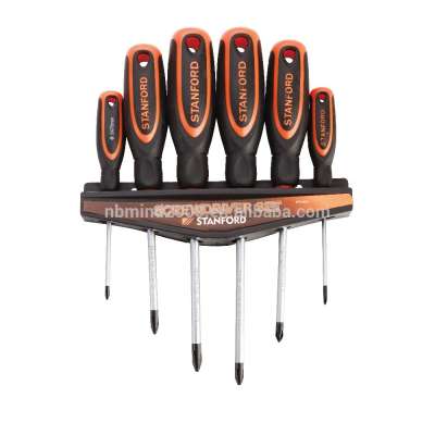 Double color handle 6Pcs Screwdriver Set